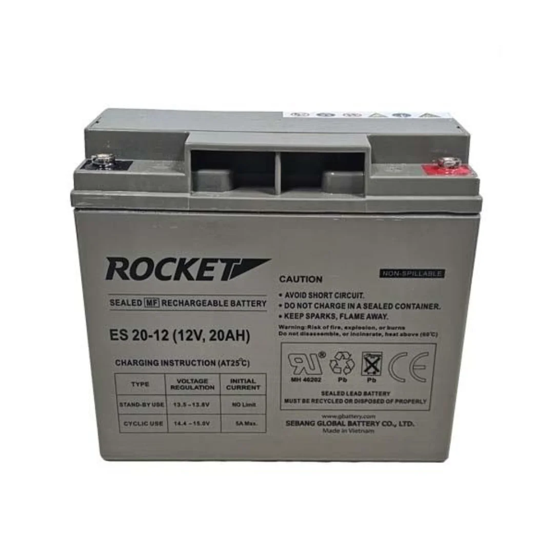 ac quy rocket es20 12 12v 20ahwebp